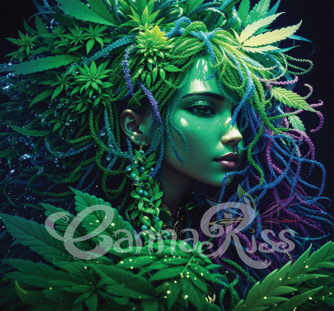 Mystical Plant Goddess Collection - Indie Print - CannaRiss