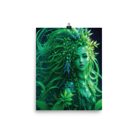 Mystical Plant Goddess Collection - Flower Print - CannaRiss