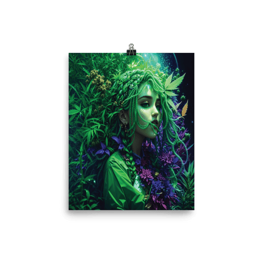 Mystical Plant Goddess Collection - Benigna Print - CannaRiss