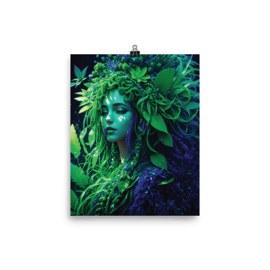 Mystical Plant Goddess Collection - Charlotte Print - CannaRiss