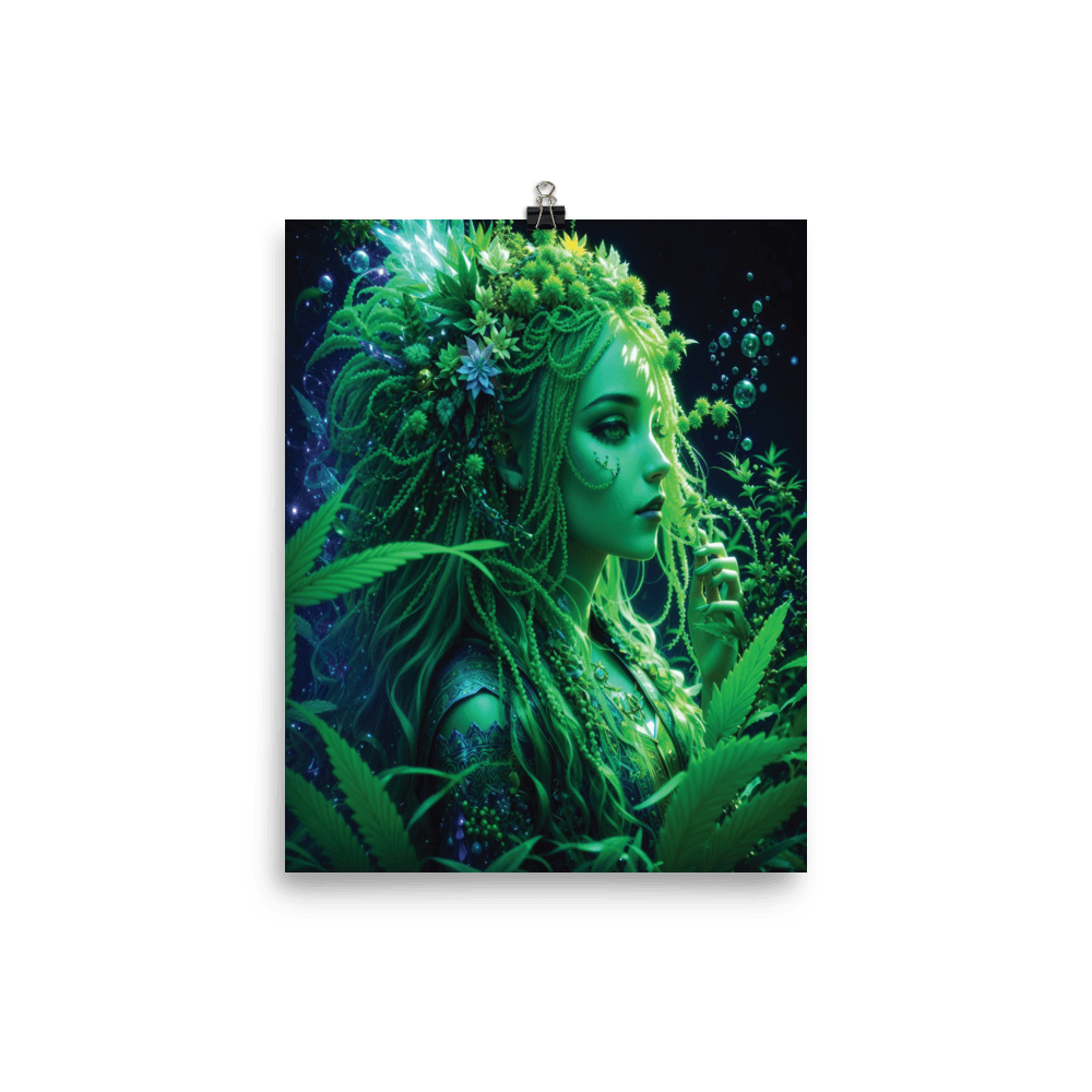 Mystical Plant Goddess Collection - Flor Print - CannaRiss