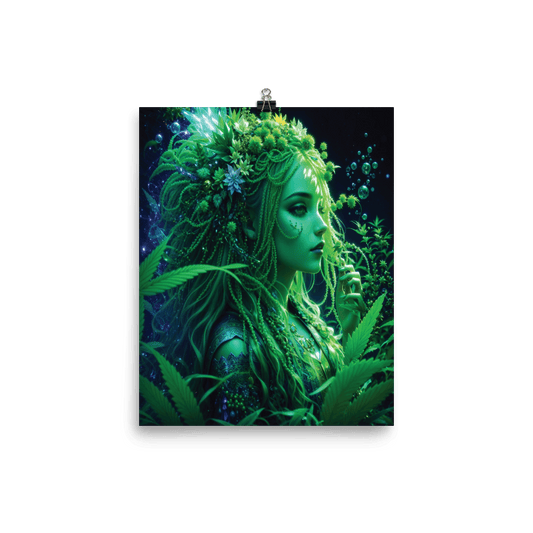 Mystical Plant Goddess Collection - Flor Print - CannaRiss