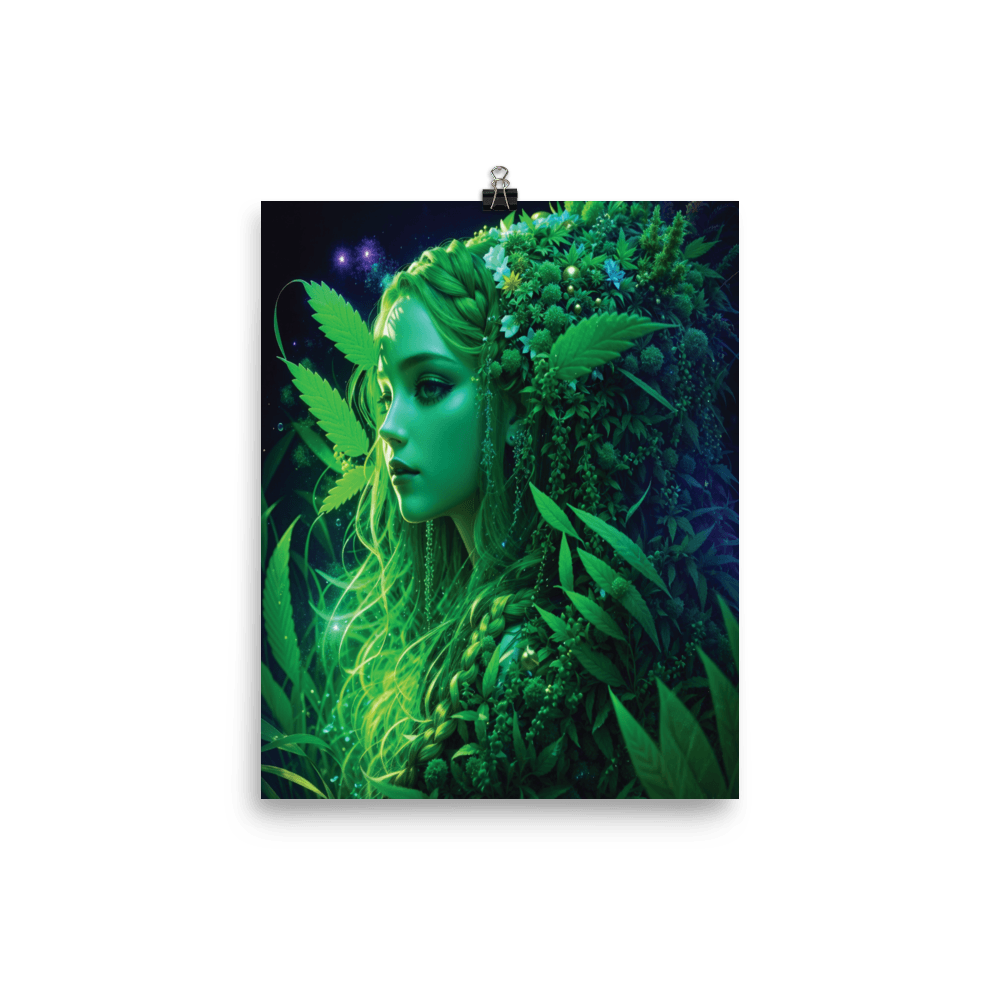 Mystical Plant Goddess Collection - MaryJane Print - CannaRiss