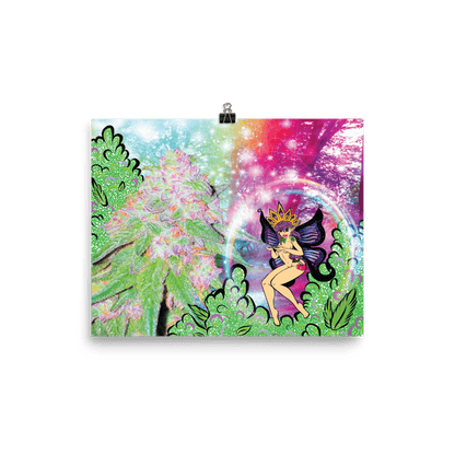 Royal Cherry Fairy Print - CannaRiss