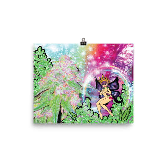 Royal Cherry Fairy Print - CannaRiss